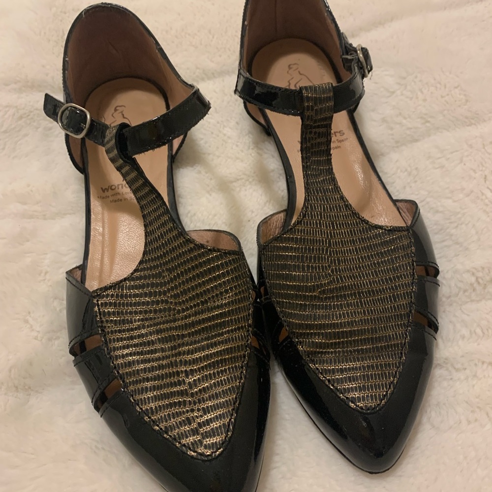 Snakeskin Mary Janes
